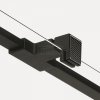 NEW TRENDY Kabina prysznicowa Avexa Black XR , podwójne drzwi 80x90x200 EXK-6910